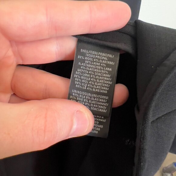 Ralph Lauren Black Label Wool Silk Dress Size 0 - Picture 4 of 5